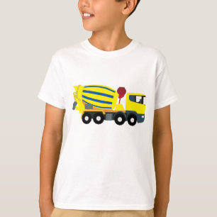 Camiseta Cemento de concreto Camión Camión Camiones de cons