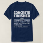 Camiseta Cemento de hormigón fininisher Noun Cement Funny S<br><div class="desc">Funny Concrete Finnisher Dice "Cónyuge Que Alguien Que Resuelve Un Problema Que No Sabías Que Tenías De Una Manera Que No Podías Entender". Agarra este diseño Funny Concrete Finisher como un regalo gracioso para una madre,  papá o amigo formidable.</div>