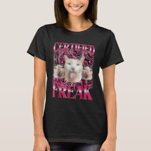 Camiseta Cemento Freak Comat certificado maldijo a gato gra