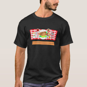 Camiseta Cena Comida Almuerzo Mesa Al Aire Libre Acampada R