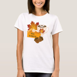 Camiseta Cena de Acción de Gracias Cocina Calabaza Pie Coci