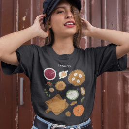 Camiseta Cena de Acción de Gracias Otoño