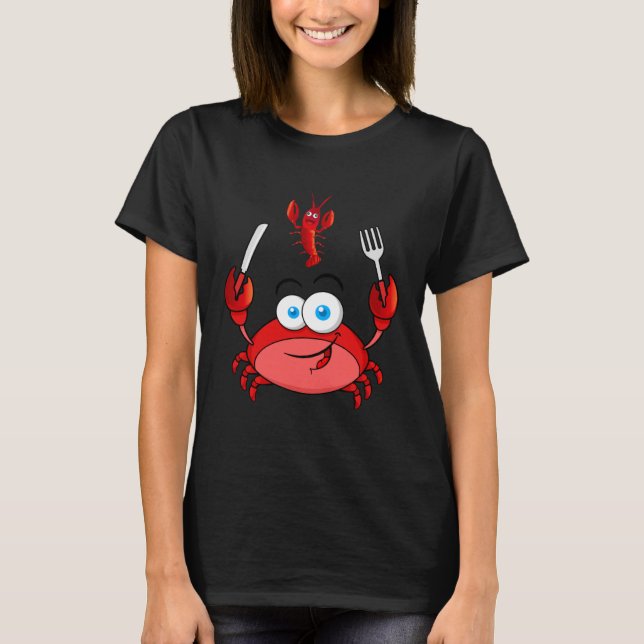Camiseta cena de cangrejo (Anverso)