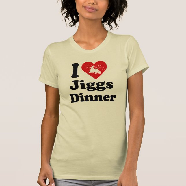 Camiseta Cena de Jiggs del corazón I (Anverso)