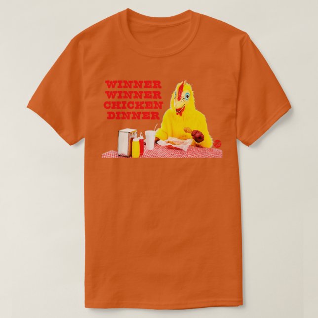 Camiseta cena de pollo (Diseño del anverso)