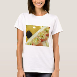 Camiseta Cena De Sushi Arroz Pescado Dieta Saludable
