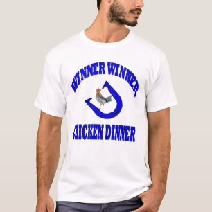 Camiseta Cena del pollo del ganador del ganador de las