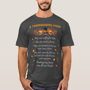 Camiseta Cena divertida de Acción de Gracias en Turquía
