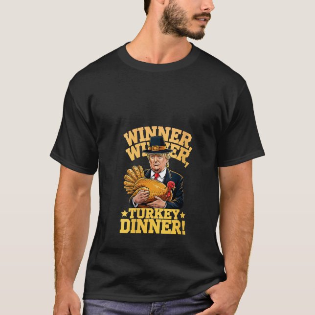 Camiseta Cena en Turquía para vencedoras de Trump con humor (Anverso)