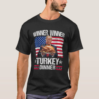 Camiseta Cena turca del ganador de Trump con humor
