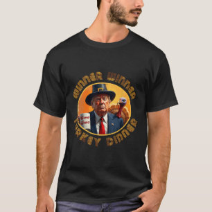 Camiseta Cena turca del ganador del Día de Acción de Gracia