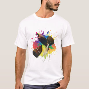 Camiseta Cendrawasih El Pájaro Del Paraíso Colorido