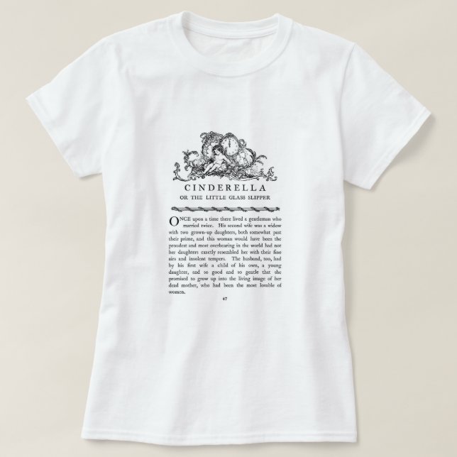 Camiseta Cenicienta (Diseño del anverso)