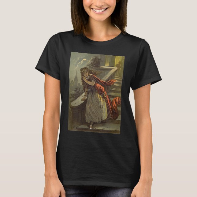 Camiseta Cenicienta antigua, Cuentos de Hadas Victorianos (Anverso)
