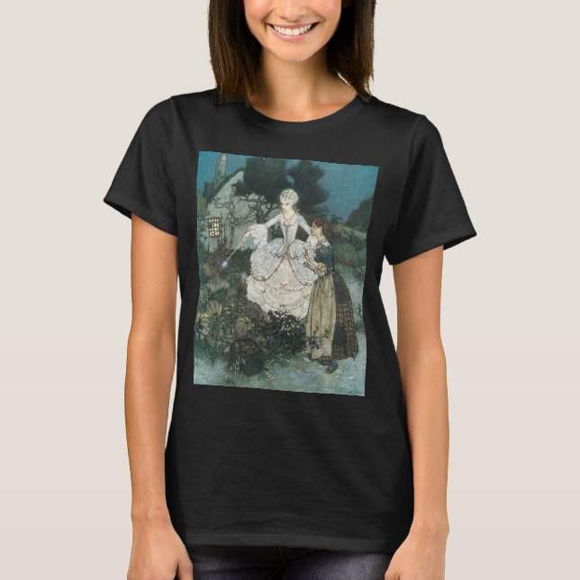 Camiseta Cenicienta de época, lechera y padrina de Edmund D (Anverso)