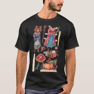 Camiseta Cenicienta, muñeca de papel, Louis Wain