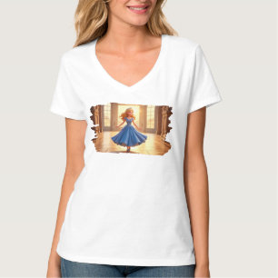 Camiseta Cenicienta Preparándose – Transformación Mágica de
