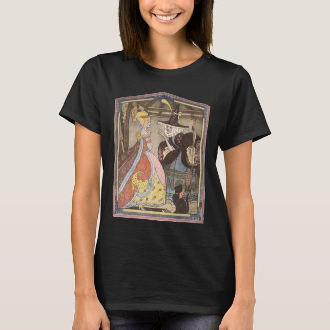 Camiseta Cenicienta y Madrina lechera, cuento de hadas vend (Anverso)