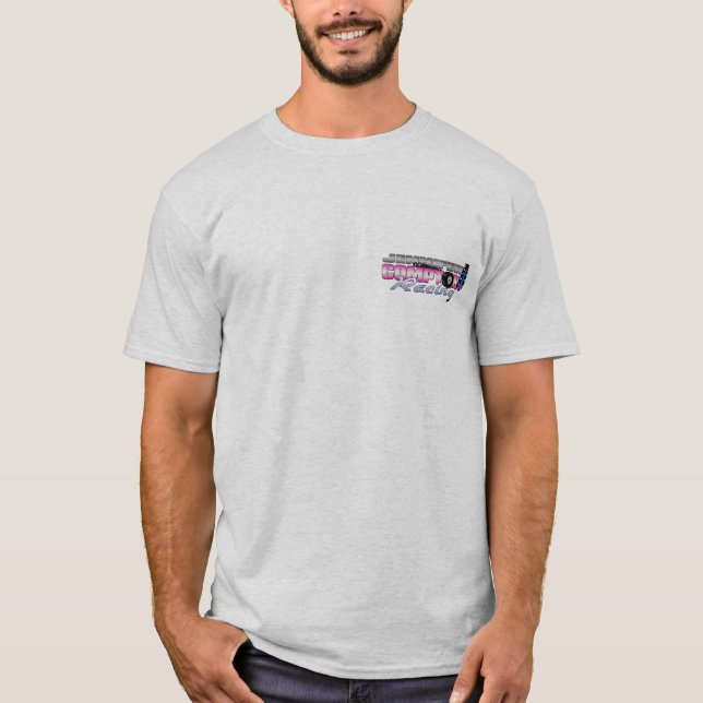 Camiseta Ceniza del t de la calidad (Anverso)