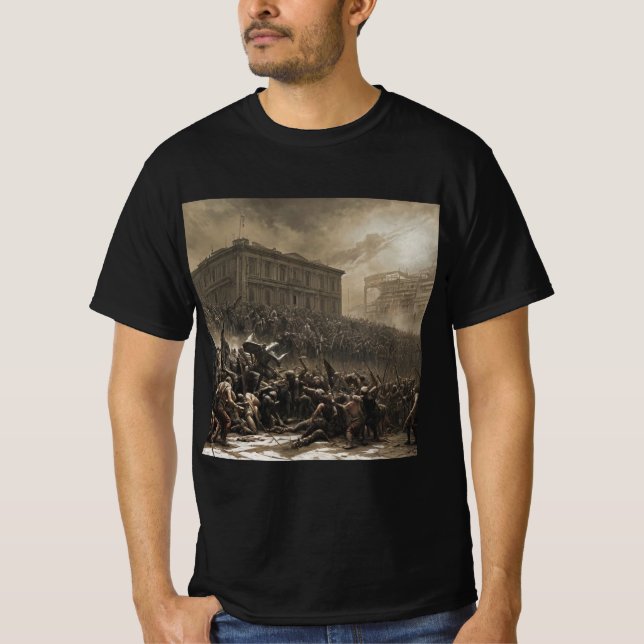 Camiseta Cenizas de un mundo muerto (Anverso)