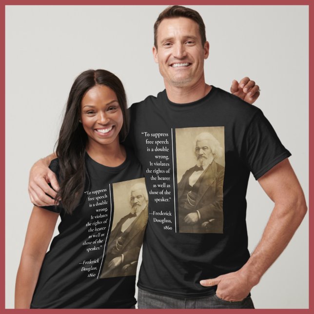 Camiseta Censura a la libertad de expresión Frederick Dougl (Subido por el creador)