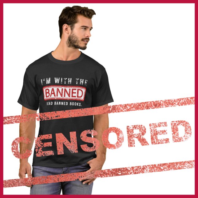 Camiseta Censura a libros prohibidos Estoy con los prohibid (Subido por el creador)