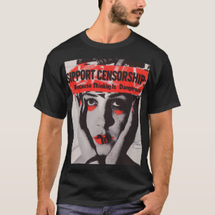 Camiseta Censura de apoyo
