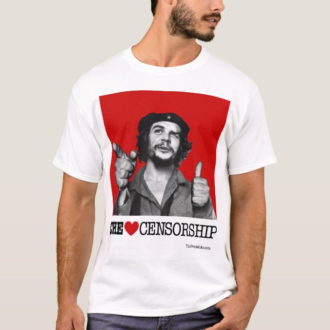 Camiseta Censura del corazón de Che (Anverso)