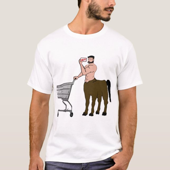 Camiseta Centaur de las compras (Anverso)
