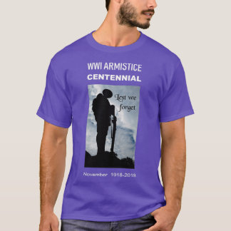 Camiseta Centenario del Armisticio de la Primera Guerra Mun