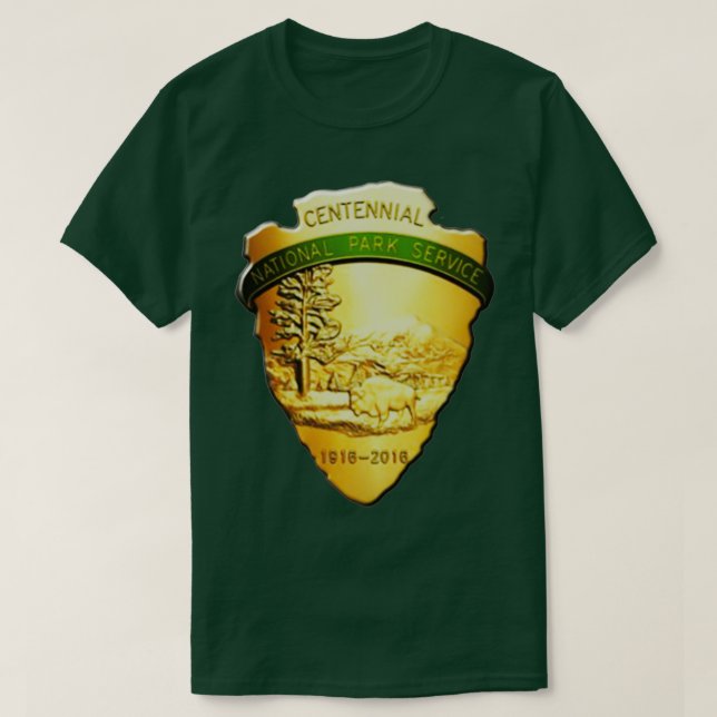 Camiseta Centenario del Servicio de Parque Nacional (Diseño del anverso)
