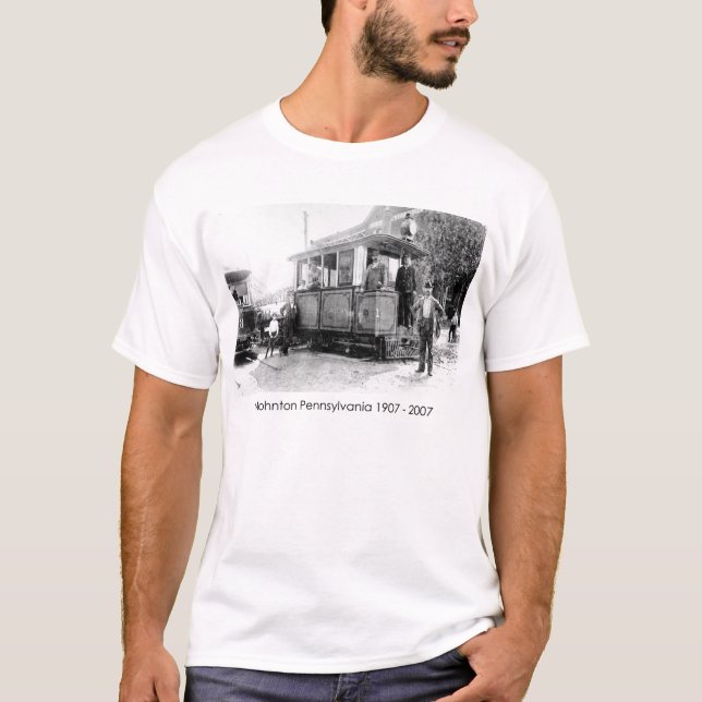 Camiseta Centennial de Mohnton el carro (Anverso)