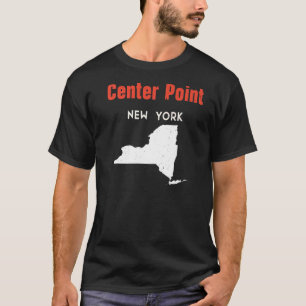 Camiseta Center Point Nueva York Estados Unidos Estados Uni