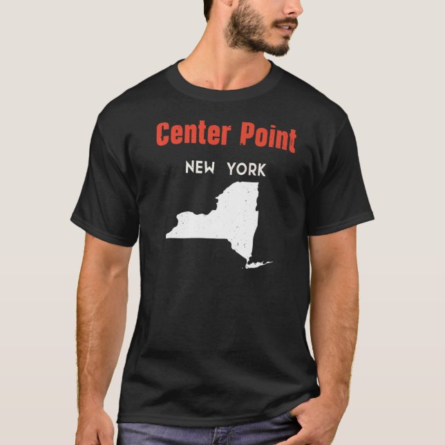 Camiseta Center Point Nueva York Estados Unidos Estados Uni (Anverso)
