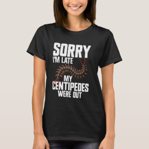 Camiseta Centipede Lover Entomólogo Inscripción Ocultar Cen