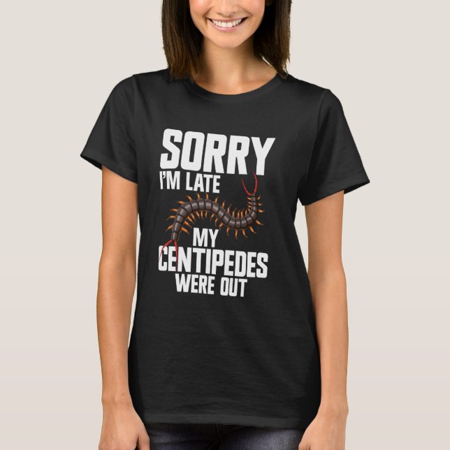 Camiseta Centipede Lover Entomólogo Inscripción Ocultar Cen (Anverso)