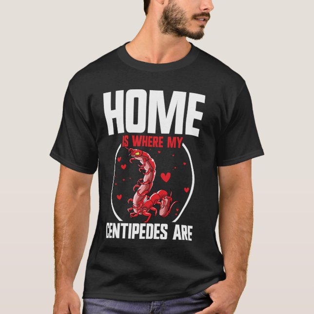 Camiseta Centipede Lover Insect Acesories Artropod Gigante (Anverso)