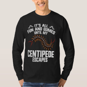 Camiseta Centipede Propietario Entomólogo Terrarium Giant C