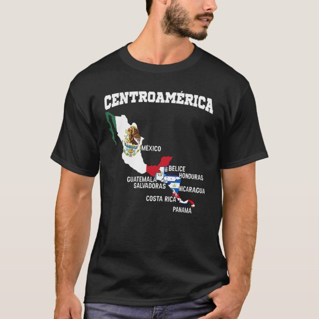 Camiseta Central American Flags Central America Countries M (Anverso)
