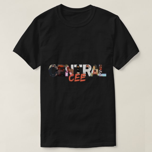 Camiseta central cee  central cee loading  commitment issue (Diseño del anverso)