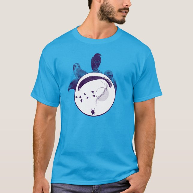 Camiseta Central del PARAGLIDING PG-CIRCLE 001 Ponto (Anverso)
