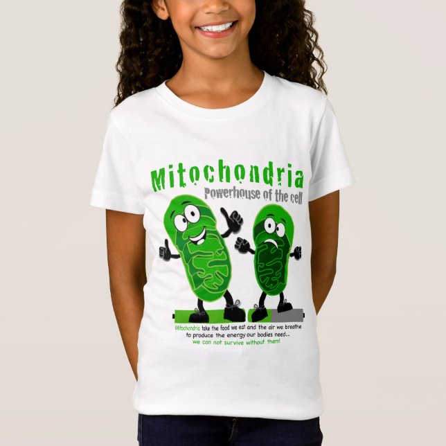 Camiseta Central eléctrica de las mitocondrias de la célula (Anverso)