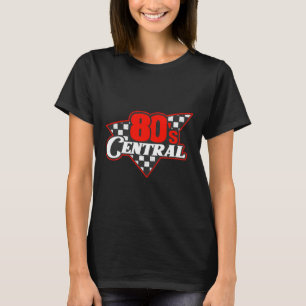 Camiseta central femenina de los años 80