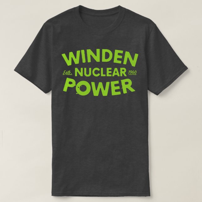 Camiseta Central nuclear de Winden (Diseño del anverso)