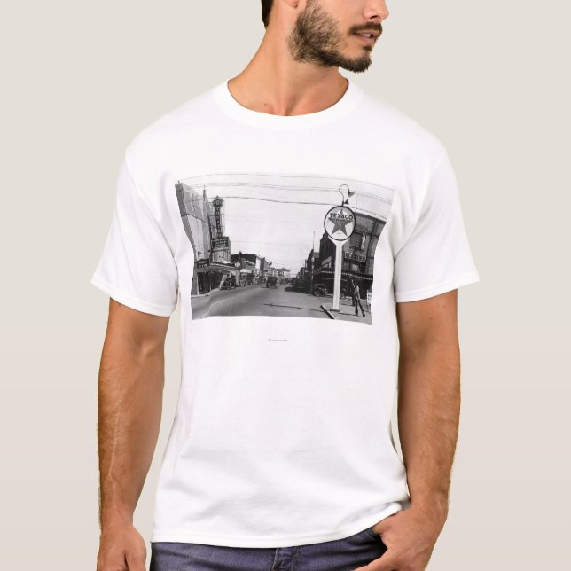 Camiseta Centralia, fotografía de la opinión de la ciudad (Anverso)
