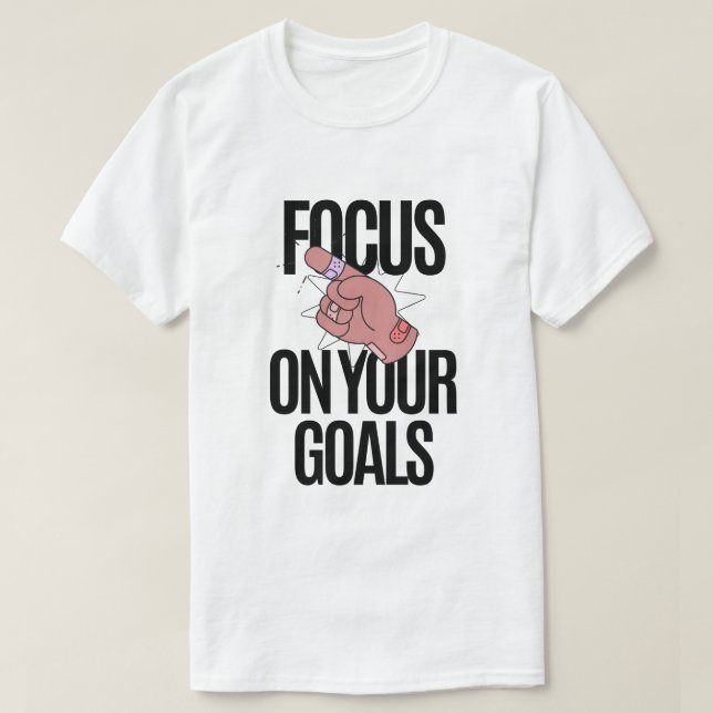 Camiseta Centrarse En La Inspiración De Sus Objetivos (Diseño del anverso)