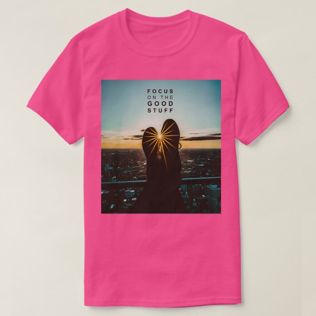 Camiseta Centrarse en lo bueno 7 (Diseño del anverso)