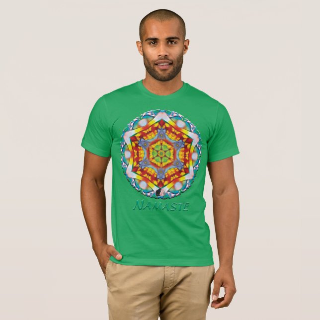 Camiseta Centris Namaste Kaleidoscopio (Anverso completo)