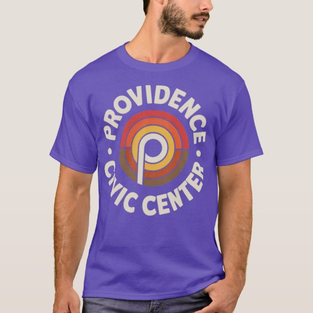 Camiseta Centro Cívico de Providence Retro Isla Rhode de lo (Anverso)
