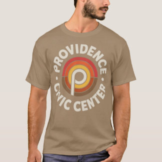 Camiseta Centro Cívico de Providence Retro Isla Rhode de lo